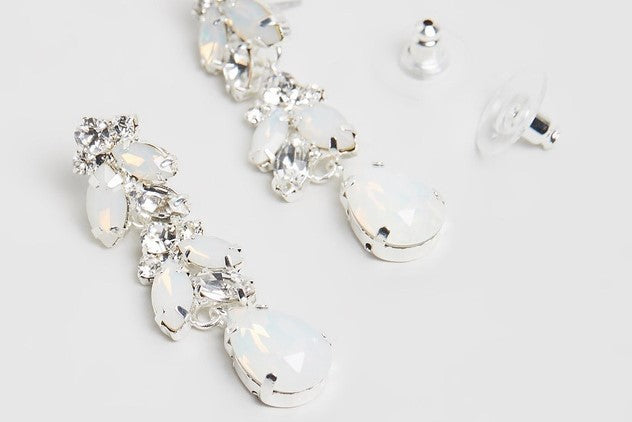 ivory knot-bridal accessories-wedding earrings-juliana