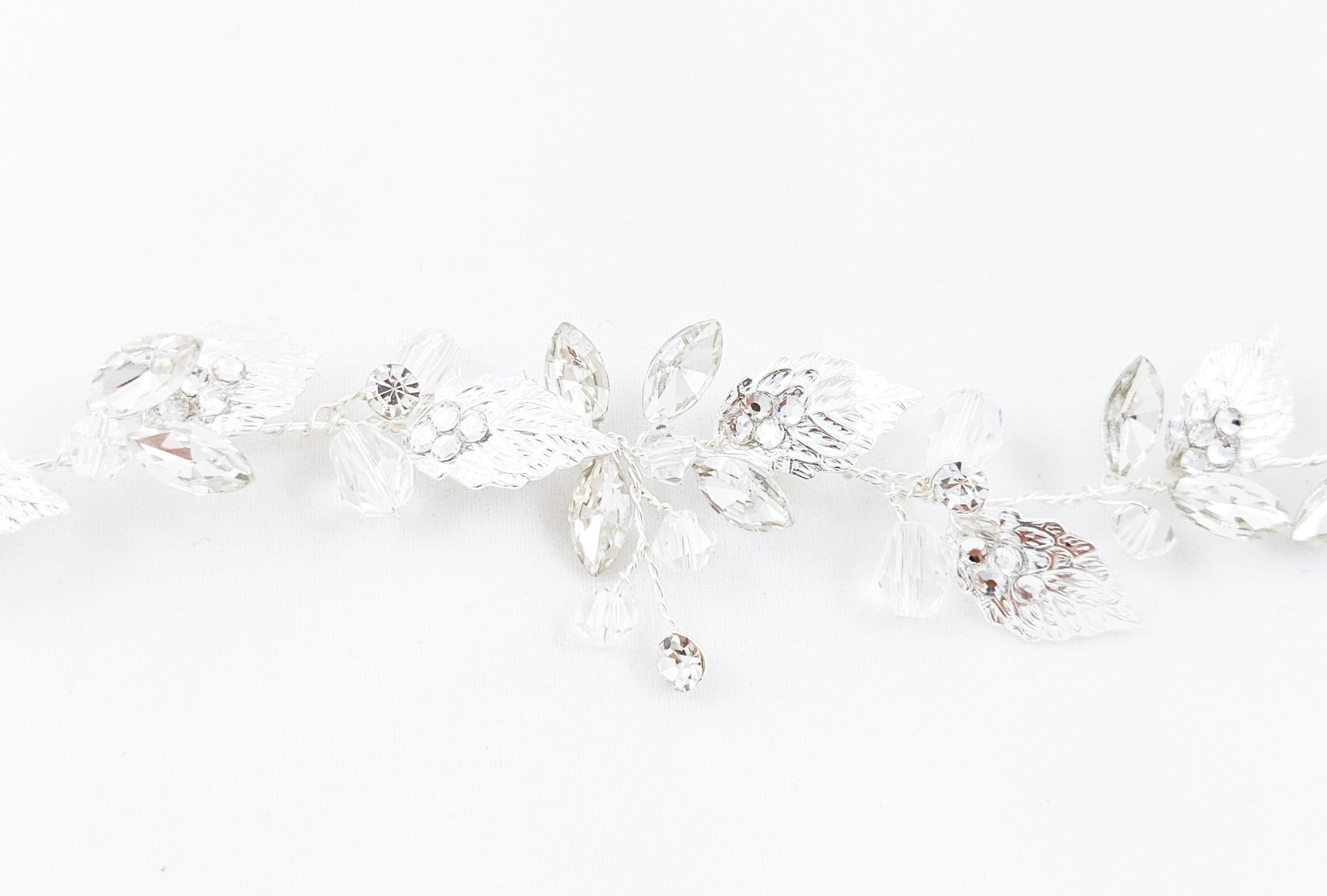 ivory knot-wedding accessories-bridal hair vine-sierra