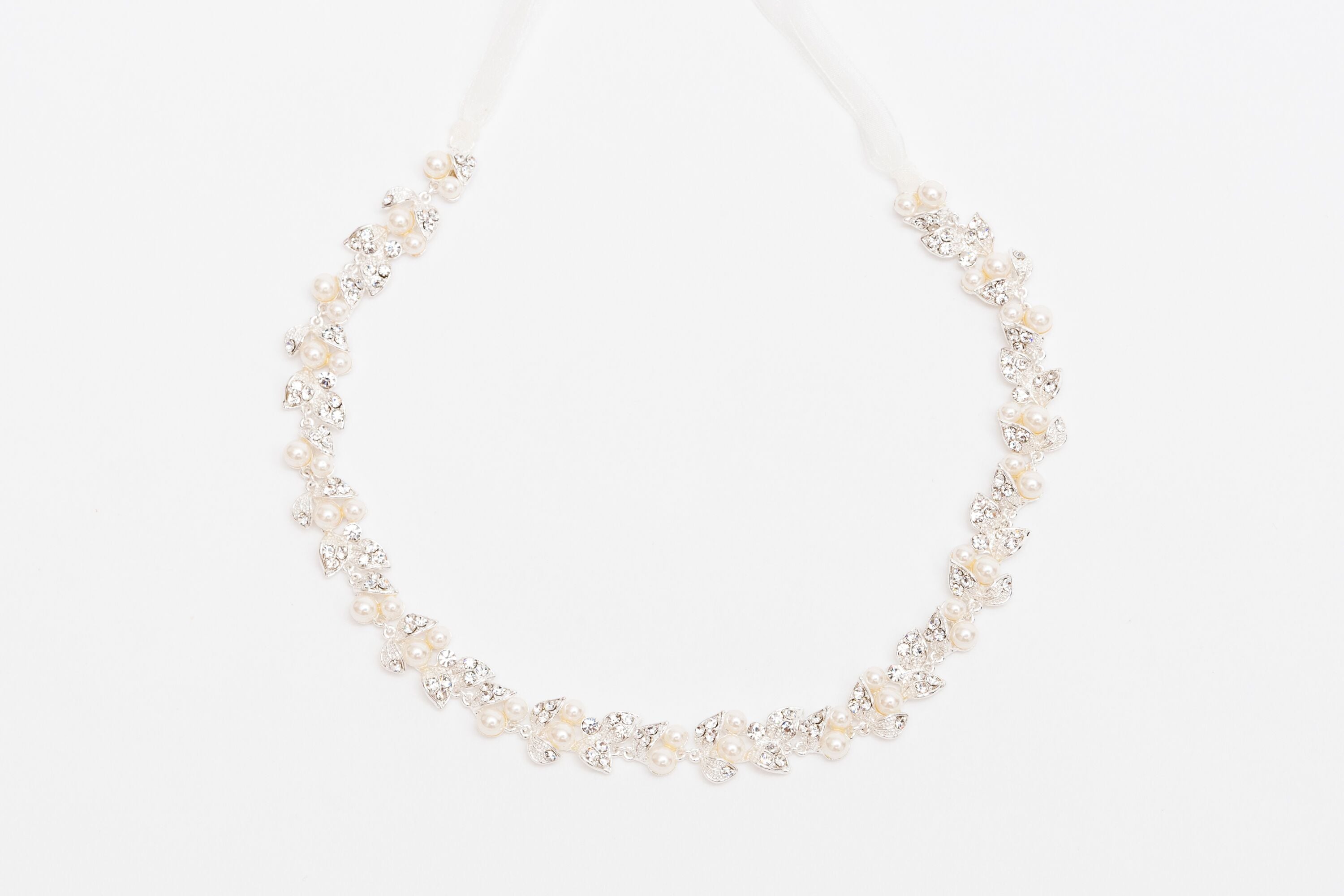 ivory knot-wedding accessories-bridal headband-lottie