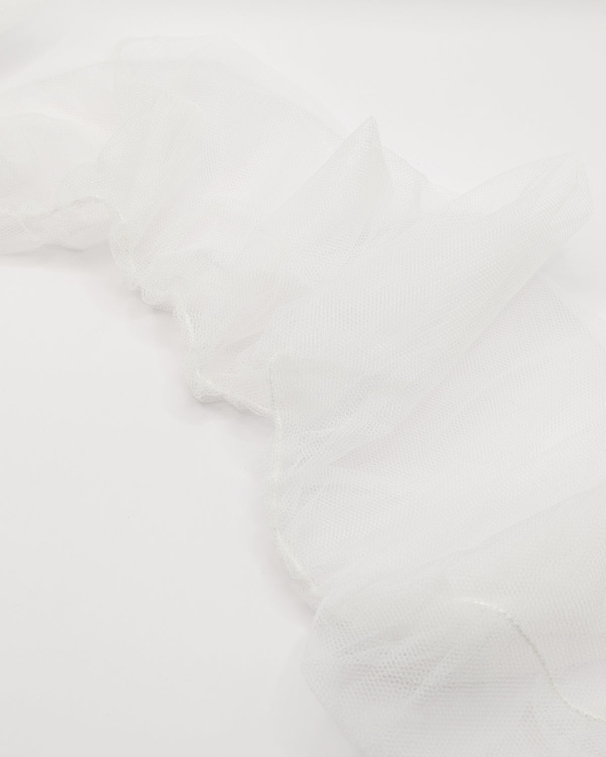 Daisy Ruched Tulle Fingerless Gloves