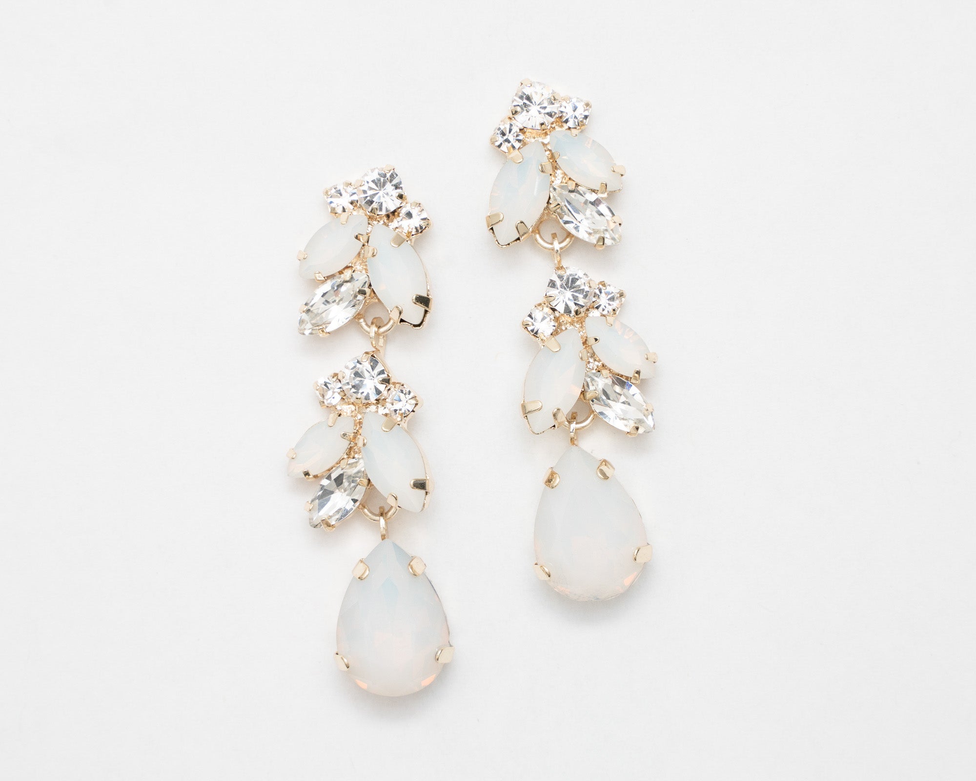ivory knot-bridal accessories-wedding earrings-juliana