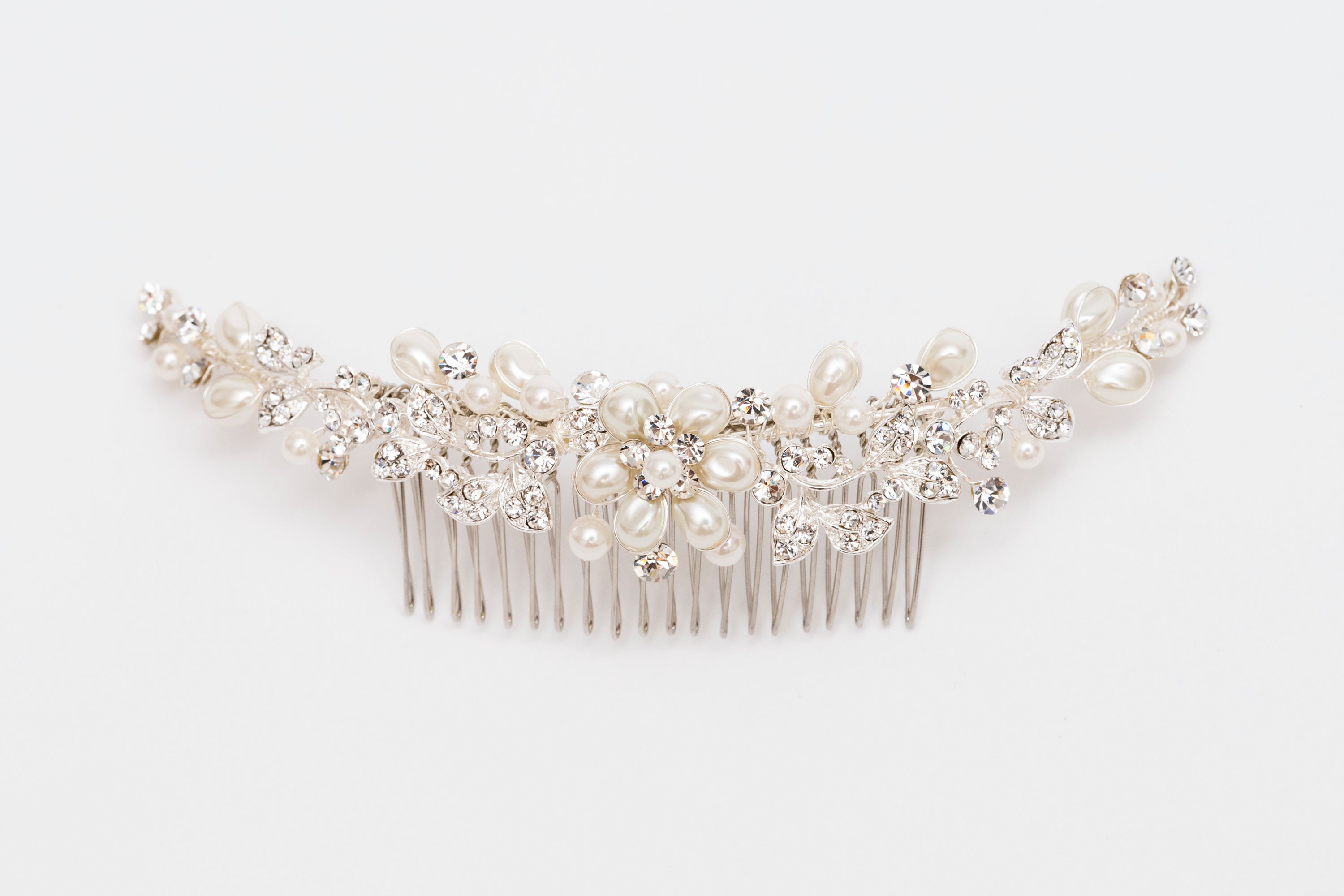 ivory knot-wedding accessories-bridal hair comb-may