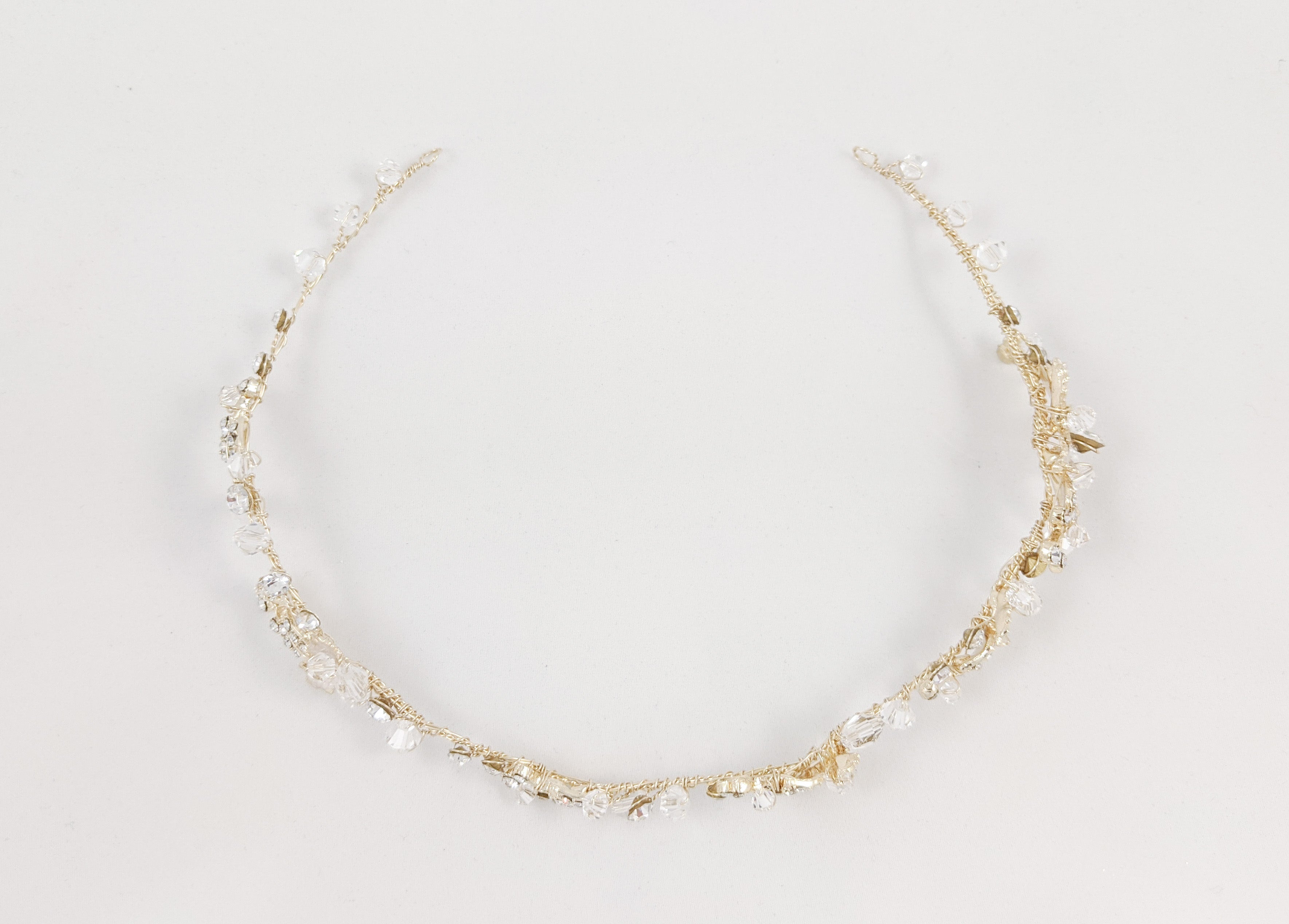 ivory knot-wedding accessories-bridal hair vines-mina