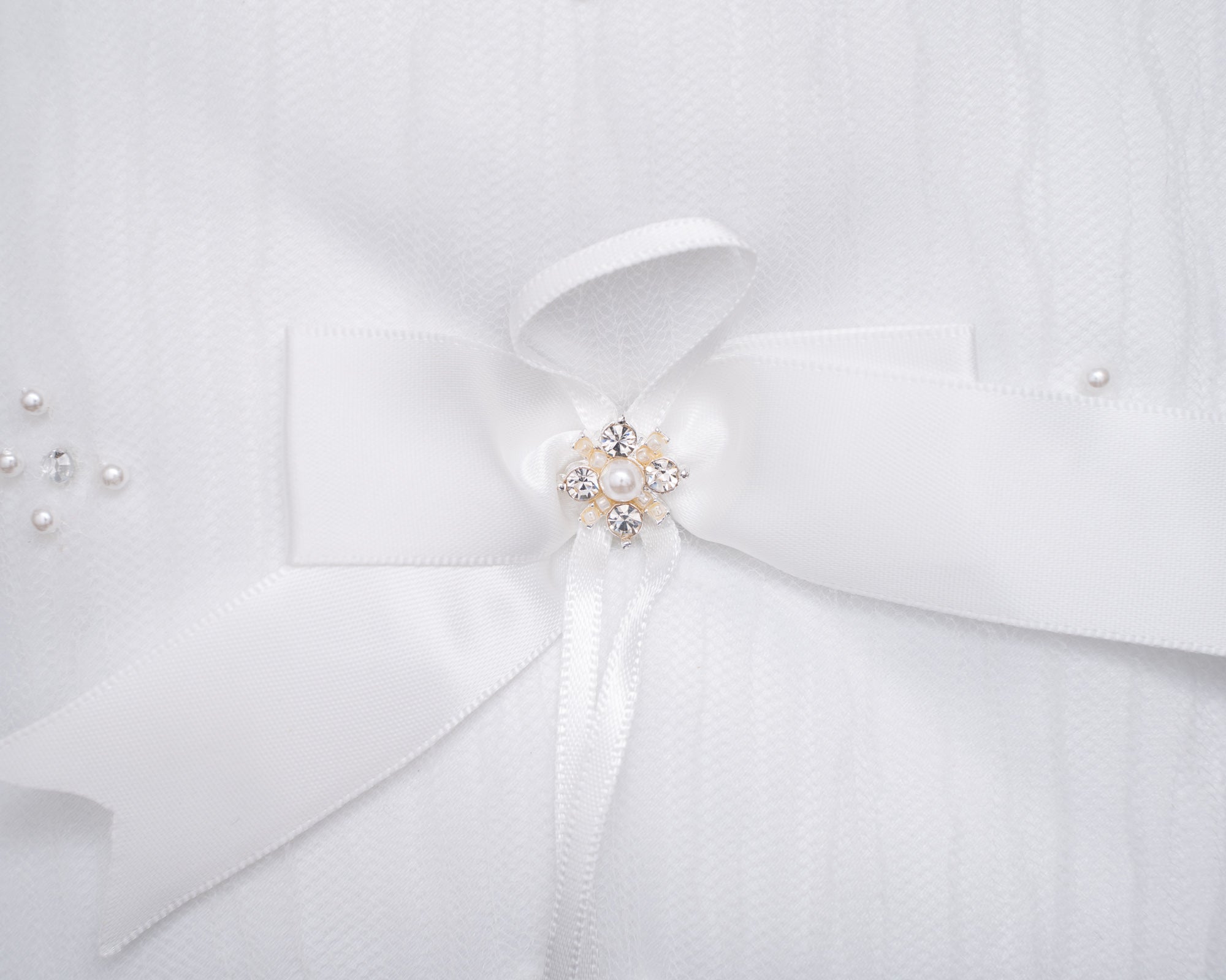 ivory knot-bridal accessories-wedding ring cushion-bella